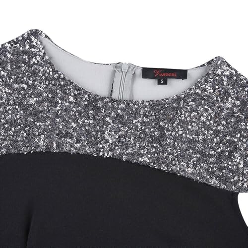 Women's Ruffle Vintage Formal Church Wedding Guest Cocktail Dresses3