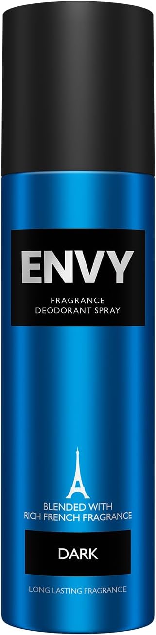 ENVY Dark Deo Spray for Men - 140ML | Long Lasting Deodorant Body Spray
