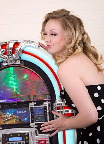 Lacoon – Jukebox GoldenAge XXl – Chaîne stéréo rétro années 50 – Port USB, SD, AUX, MP3, lecteur CD, connexion Bluetooth… - Les Beatles, Paul McCartney, John Lennon, RIngo Starr, George Harrison Lacoon - Jukebox GoldenAge XXl - Chaîne stéréo rétro années 50 - Port USB, SD, AUX, MP3, lecteur CD, connexion Bluetooth… – Image 3