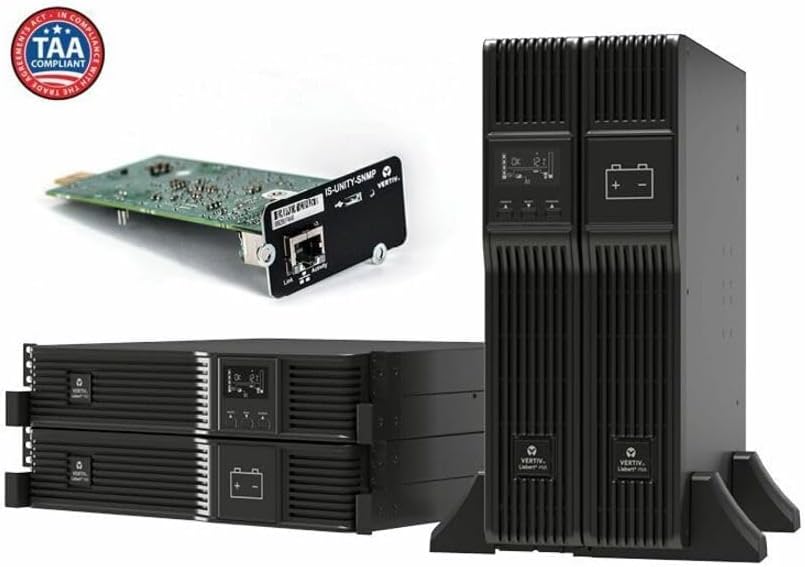 Vertiv Liebert PSI5 UPS 1920VA 1920W 120V| TAA Line Interactive AVR Tower/Rack UPS with Network Card (PSI5-2200RT120TAAN)