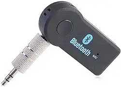 Receptor Bluetooth com Entrada Auxiliar P2 Áudio Estéreo para Transmissão Automotiva