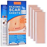 Silicone Scar Removal Sheets, Scar Removal Sheets, Reusable Sheets And Removal For Old & New, Scars Caused By C- Section, Burn Scars, Surgery, Acne, 5.91' x 1.57'