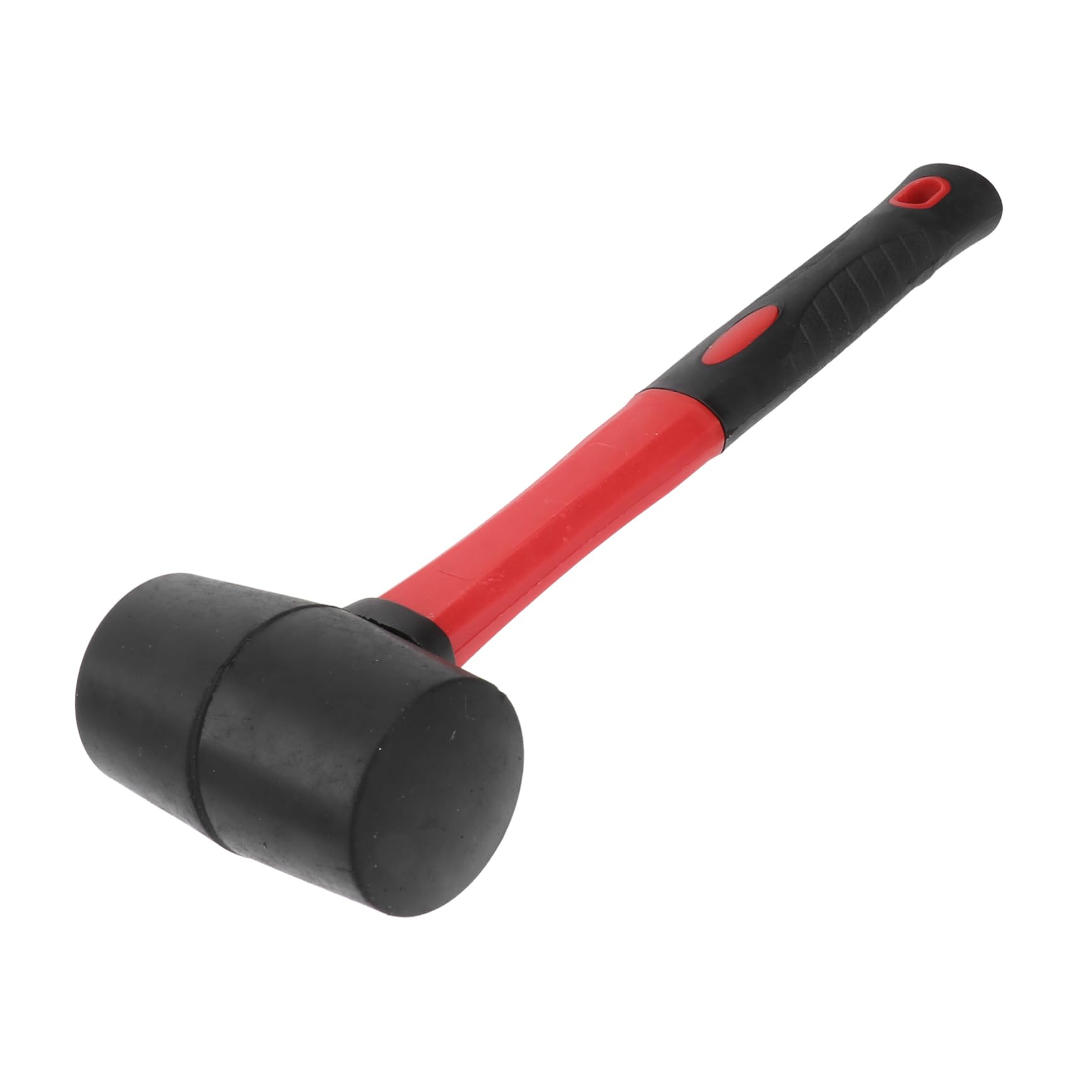POPETPOP Ergonomic Handle 12oz Rubber Mallet Hammer Anti-slip Installation Tool for Flooring Craftsman Hammer
