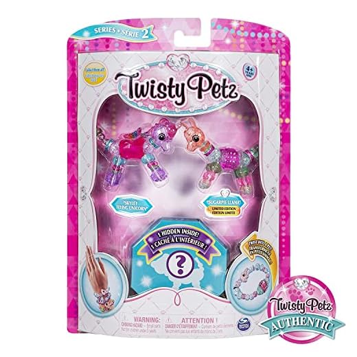 Twisty Petz Spin Master 3 Pack-Kits de joyería, Colores Surtidos 20103204