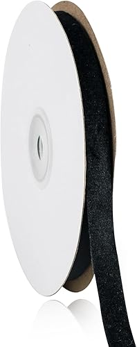 Miniatura 14 de Cinta de terciopelo de doble cara azul polvoriento, 3/8 pulgadas, 10 yardas, cintas de terciopelo para decoración de coronas de Navidad, envoltura