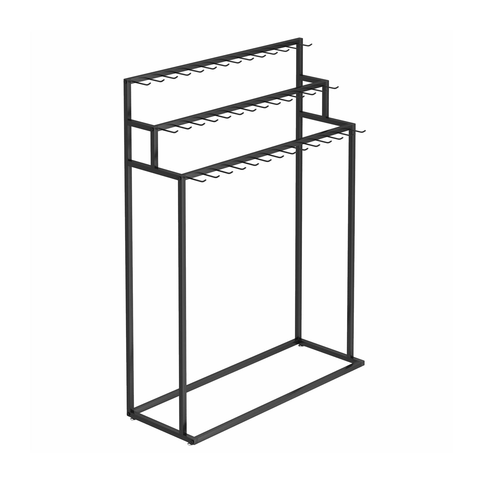 Soporte de exhibición de cinturón, estante de almacenamiento de cinturón de pie, organizador colgante de cinturón para corbata, organizador multifuncional para bolsos, bufandas, estantes comerciales,