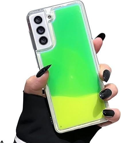 Yatchen Funda fluorescente lĂquida para Samsung Galaxy A52 5G, lujosa y divertida que brilla en la oscuridad, arena movediza, cubierta trasera de Yatchen Funda fluorescente lĂquida para Samsung Galaxy A52 5G, lujosa y divertida que brilla en la oscuridad, arena movediza, cubierta trasera de