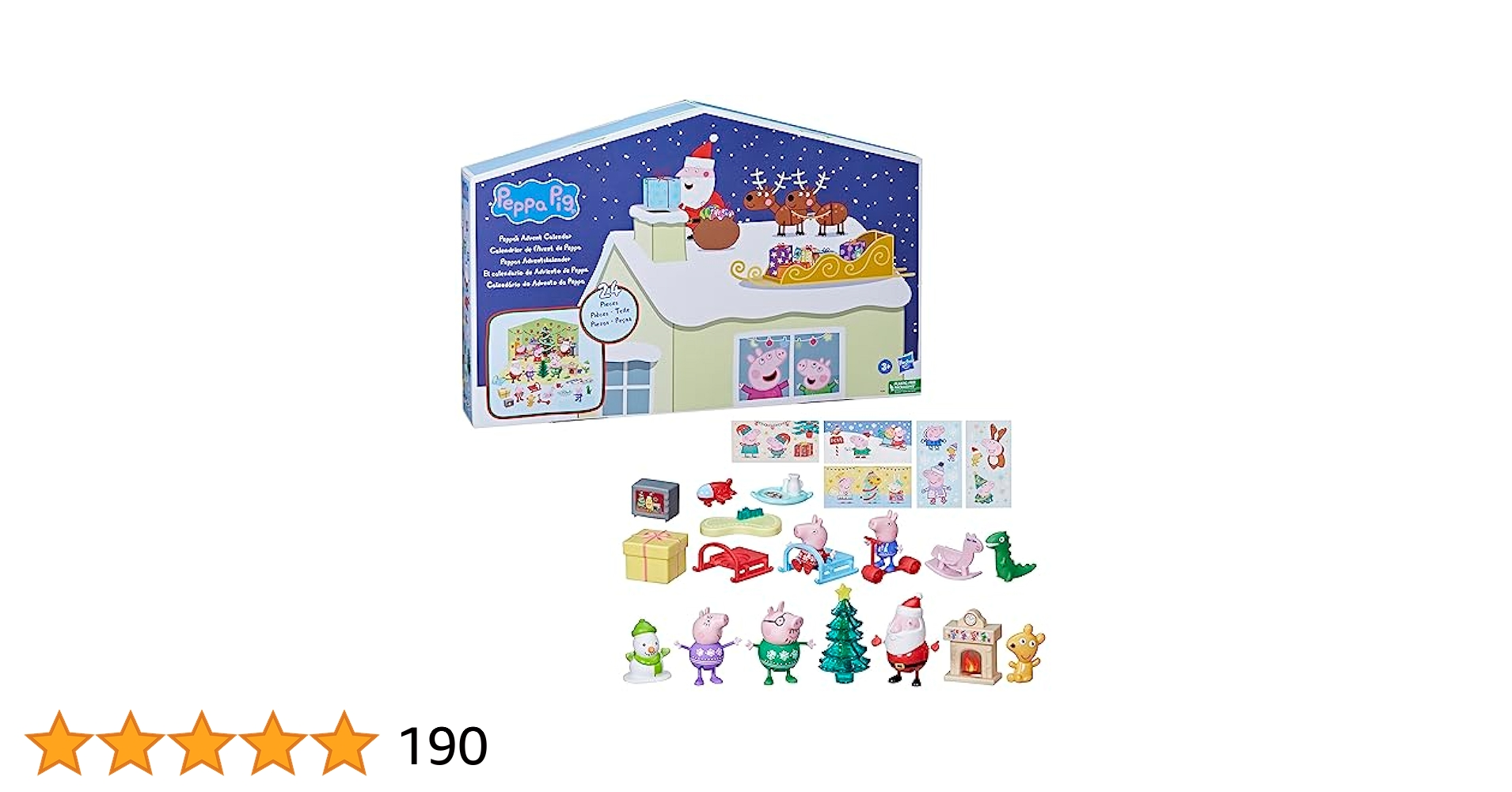 ◆最終価格◆新品未使用◆ペッパピッグ アドベントカレンダー 海外正規品 2021 Peppa Pig Holiday Advent Calendar for Kids, 24-Pieces