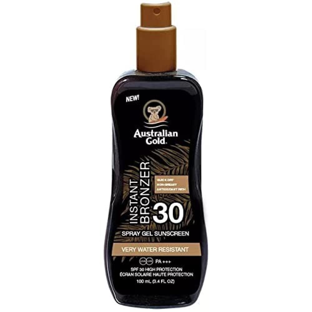 Australian Gold SPF 30 SPRAY GEL WITH BRONZER 237ML