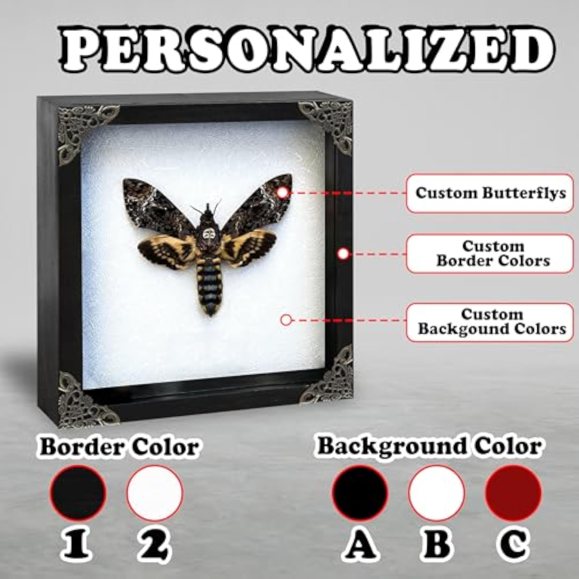 Custom Butterfly Wooden Frame Personalize Gifts