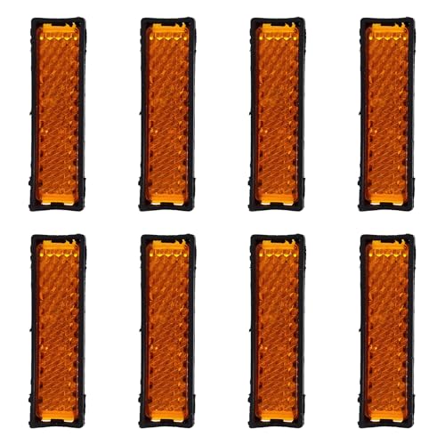 8PCS Nacht Sicherheit Warnung Pedal, Reflektoren Für Fahrrad Pedale, Reflektierende Folien Für Erhöhte Sichtbarkeit, Ideal Für Fahrräder Bei Dunkelheit Und Schlechten Lichtverhältnissen