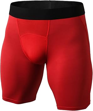 Yuerlian Mens Performance Compression Shorts Baselayer Sports Tights