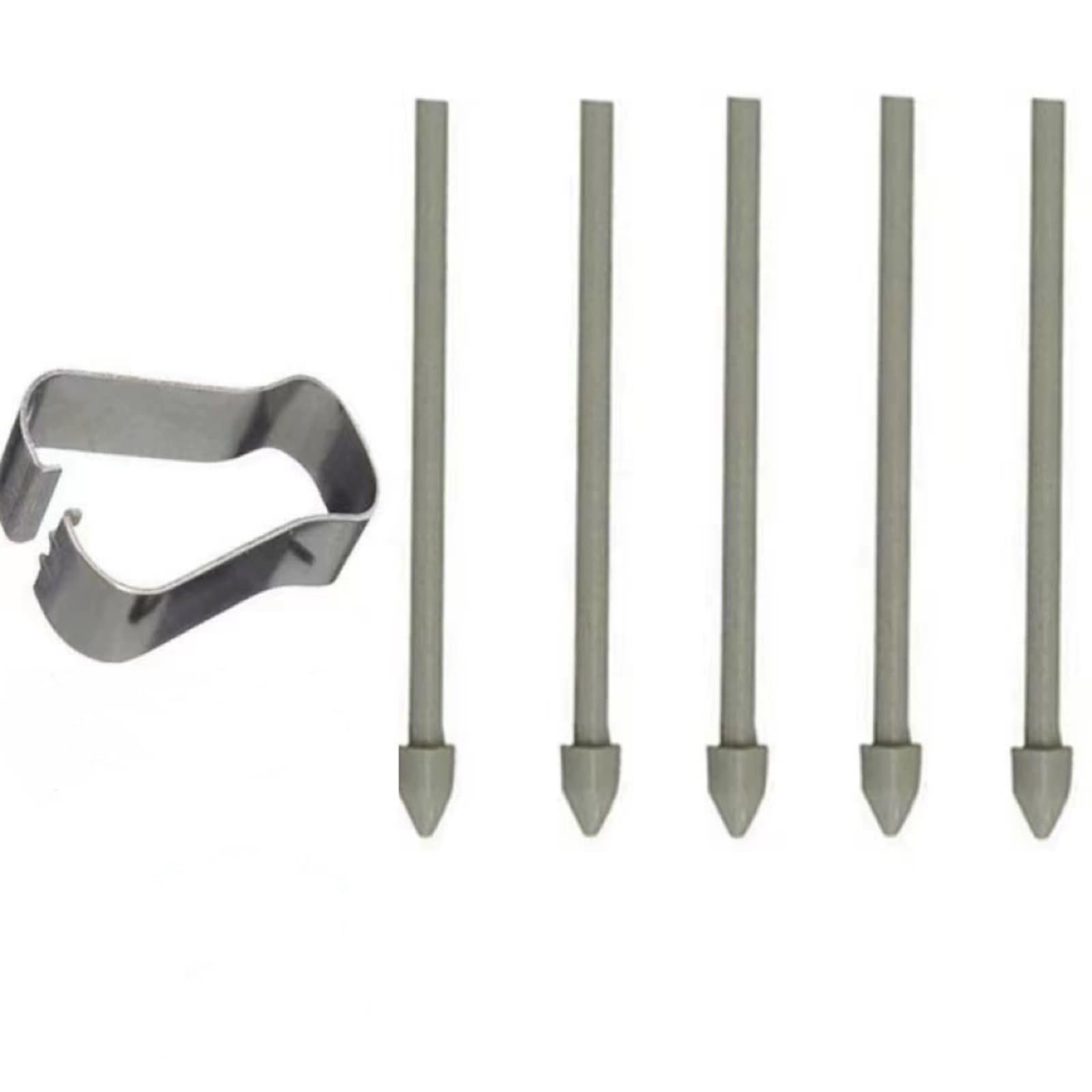 5 PCS Tips/Nibs for Samsung Galaxy Tab S10 Ultra/ S10+/S10FE /S10FE+,S9/S9FE/S9FE+/S9 Ultra, S8/S8+/S8 Ultra, S7/S7+/S7 FE, S6/S6 Lite Stylus Pen Tibs Replacement (Gray)