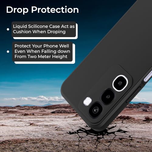 Image of A rtistque Back Cover Case for Realme P4R 5G with Camera Protection | Shockproof TPU|Stylish Protective Design|Slim Fit|Ultra Matte| Back Cover - Black
