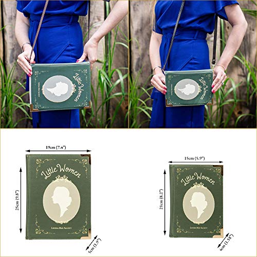 Little Women Small Book Themed Purse for Literary Lovers - Ideal Literary Gift for Book Club, Readers, Authors & Bookworms - Handbag & Crossbody Bag by Well Read - Thumbnail 3