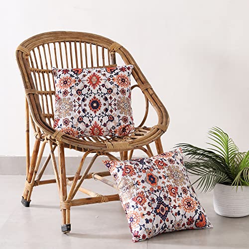 Image of Ravaiyaa - Attitude is everything Pure Velvet Square Cushion Cover Stylish & Comfortable Pillow Cushion Cover for Bedroom, Living Room & Home Decor 2 PC Set (16 inchx16 inch Inches)