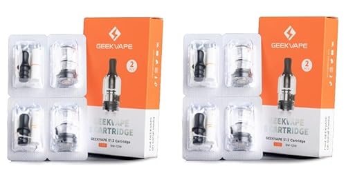 Geekvape S Pod �����p �J�[�g���b�W for Wenax S3 Vape 2ml (�x�C�v�o���h�Z�b�g) (4��/2��) (1.2��)