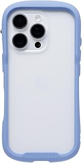iFace Reflection Frost iPhone 16 Pro ケース クリア 強化ガラス(ペールブルー)【指紋が目立ちにくい 黄変防止 すりガラス 半透明 曇りガラス アイフェイス アイフォン16プロ iphone16pro 用 カバー 耐衝撃 ストラップホール付き】