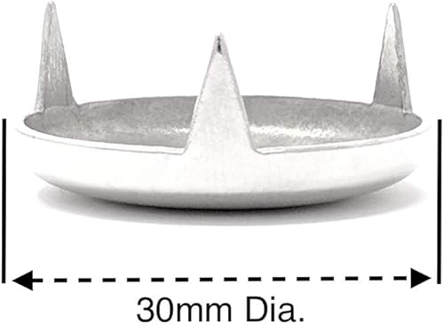 Miniatura 2 de 1.181 in Muebles deslizantes 3 puntas  Fabricado en Alemania (metal, acero niquelado, paquete de 4)