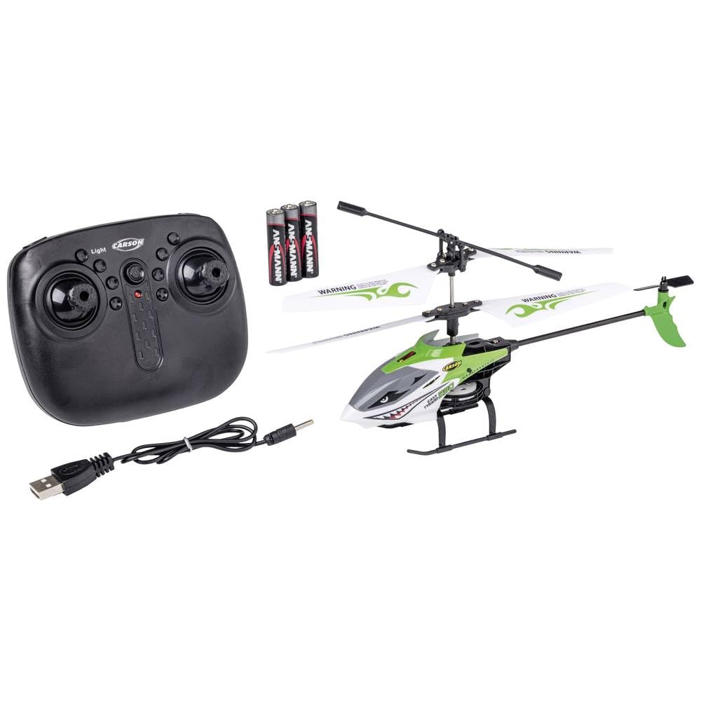 500507179 Easy Tyrann 230 Gyro 2.4GHz 100% RTF Green - Remote Controlled Helicopter, Robust RTF (Ready to Fly) Model for Beginners, RC Helicopter, for Children from 8 Years