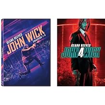 John Wick 1-4 Movie Collection - Chapters 1, 2, 3 and 4 DVD Set