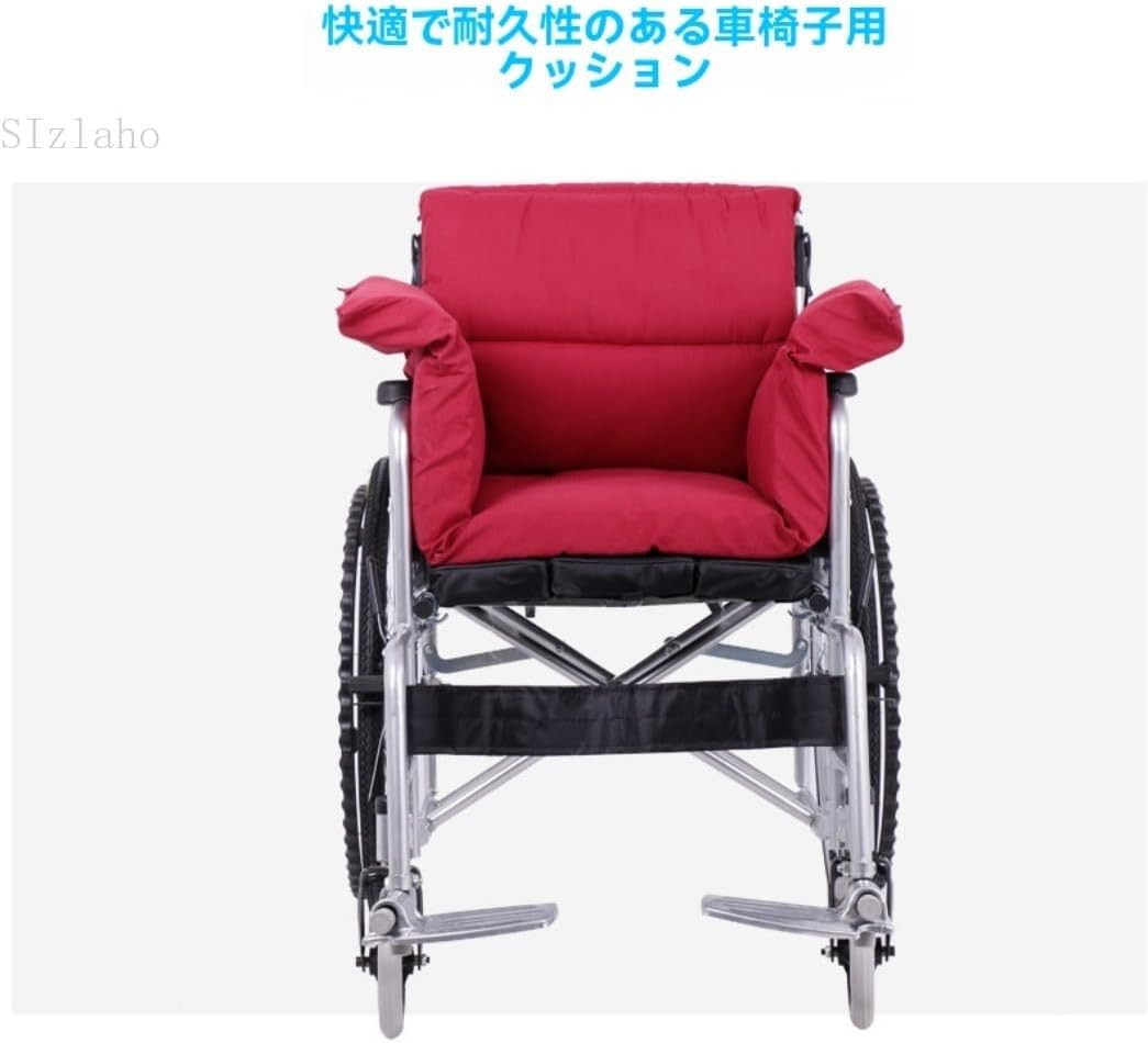 厚みのある車椅子用シートクッション、背もたれクッション、車椅子アクセサリー、専用褥瘡防止パッド、キルティング加工、通気性、快適性、洗
