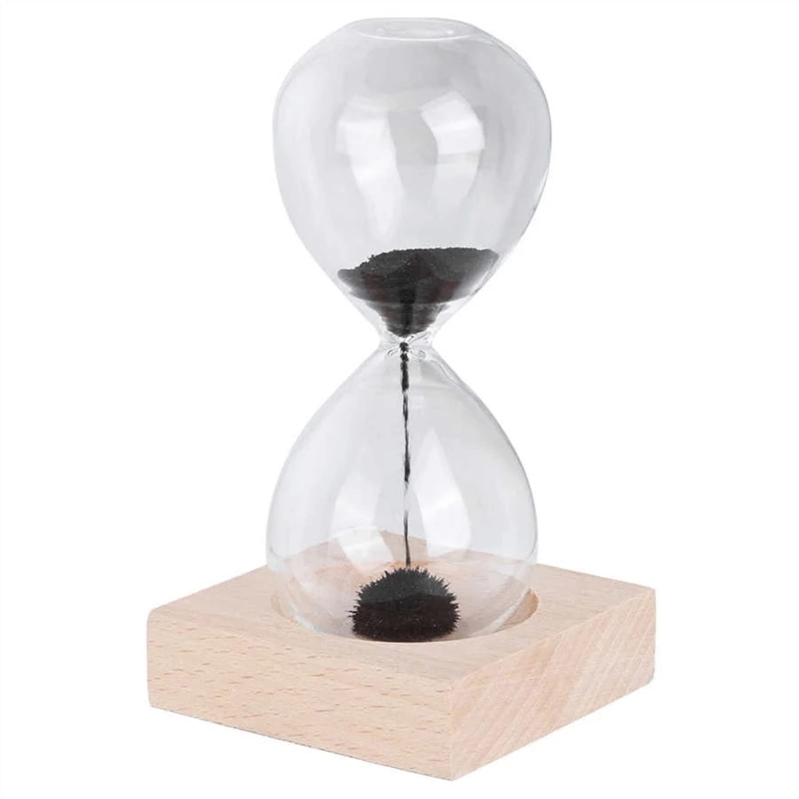 Reloj de Arena Temporizador de Reloj de Arena de Cristal de Escritorio con Base for decoración del hogar, Regalo, Reloj de Arena, decoración del hogar Reloj de Arena(10min)