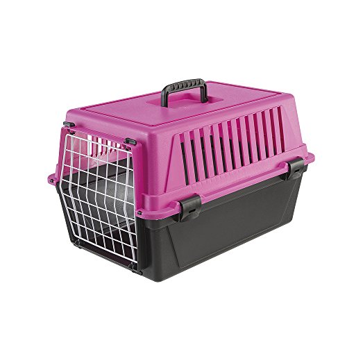 Ferplast Atlas 10 Cat and Dog Carrier, Fuchsia Pink