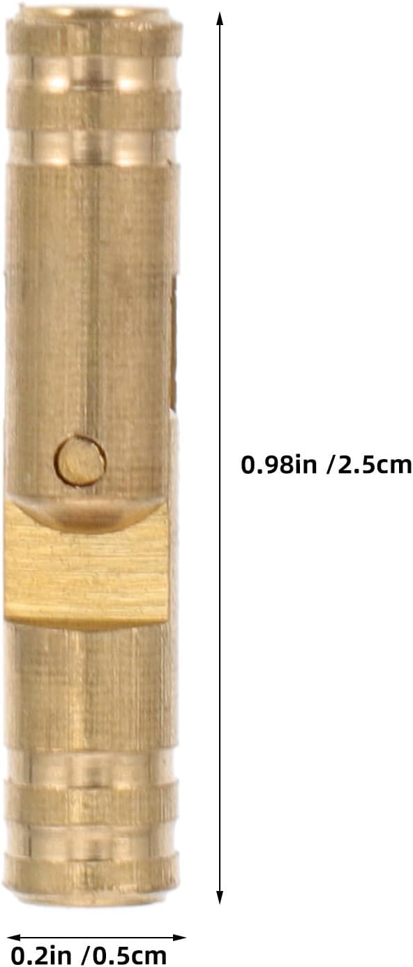 20pcs Copper Tiny Concealed Hinges for Jewelry Box with Smooth Closing Action and Retro Golden Finish, for DIY Wooden Boxes and Present Cases