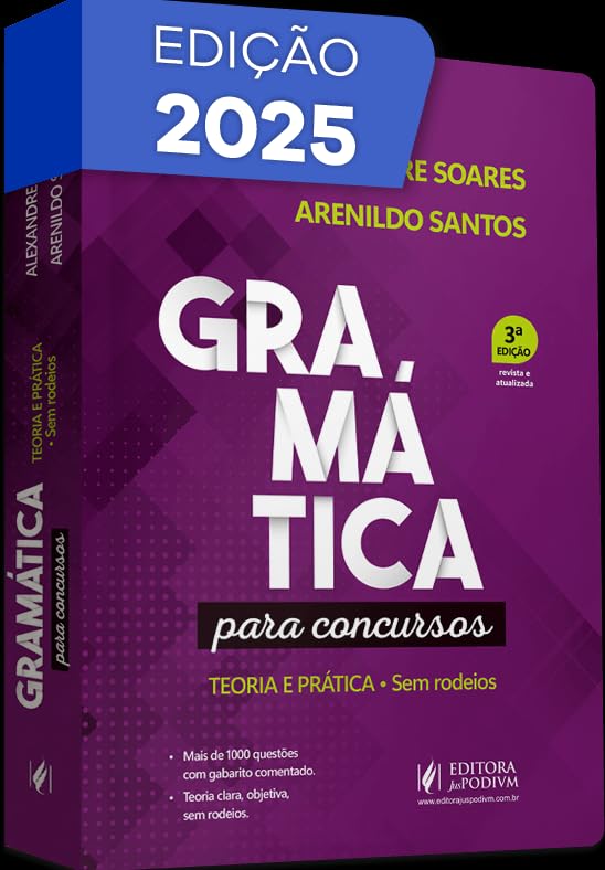 Gramatica Para Concursos - Teoria E Prática - 3 Edição 2025 Juspo...