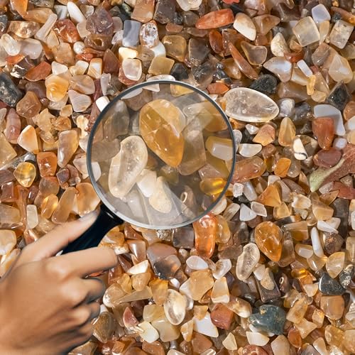 Image of Carnelian Crystal Chips Bulk 2lbs, 2400+ Pieces, 5-8mm Natural Gemstones