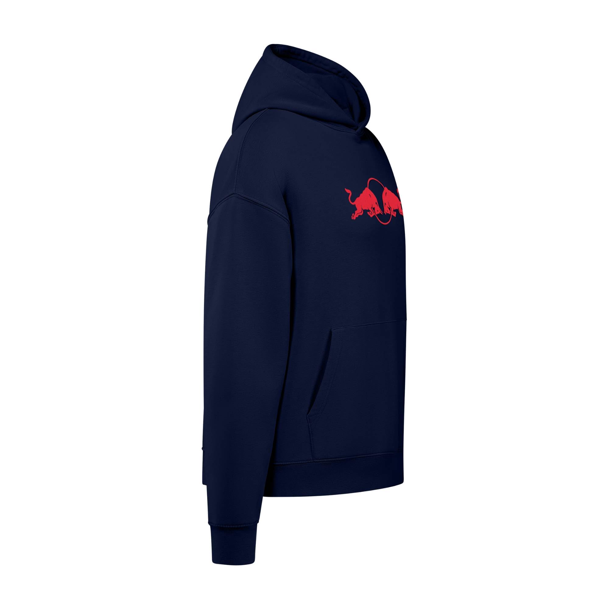 Red Bull ENERGY WEAR Oracle RB Racing Spark Hoodie Navy/Rot | Offizieller Formel 1 Fanartikel - 100% Baumwolle - Kapuzenpullover - Motorsport - Merchandise