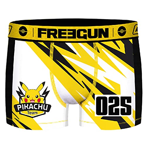 Freegun Pokemon - Calzoncillos para hombre, Aktiv Sport Team Pikachu, L