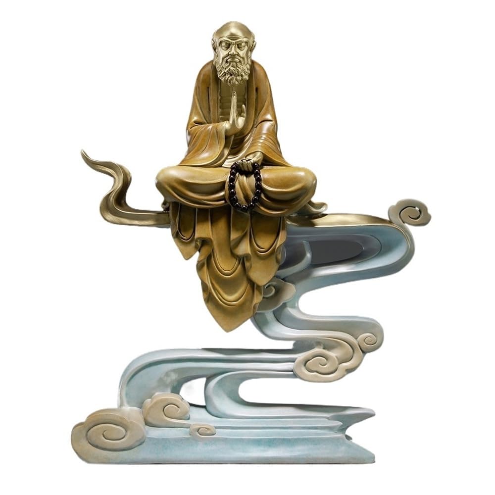 CHICKEN Bronze Living Room Ornaments Copper Buddha Statue Desktop Ornaments Home Living Room Office Creative Decoration Bookshelf Crafts Ornaments to Attract Wealth