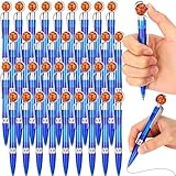 Zhanmai 36 Pcs Basketball Ballpoint Retractable Ball Sports Writing Pen Medium Point 1.0 mm Black Ink Pens...