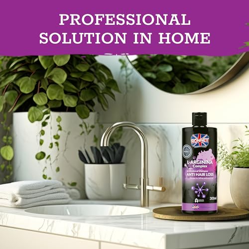 RONNEY Hair Growth Shampoo w/L-Arginine Complex - Professional Hair Loss Treatment for Women & Men - Natural Thickening Shampoo for Fine Brittle & Thinning Hair - Stimulate & Nourishe Scalp - 300 ml - Image 7