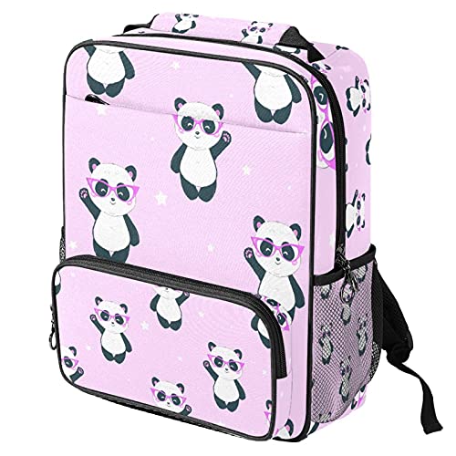 Sac de travail tendance panda de Noël idéal pour les trajets quotidiens des étudiants et actifs
