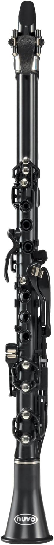 Nuvo Clarineo NCBK C Clarinet, Black/Silver