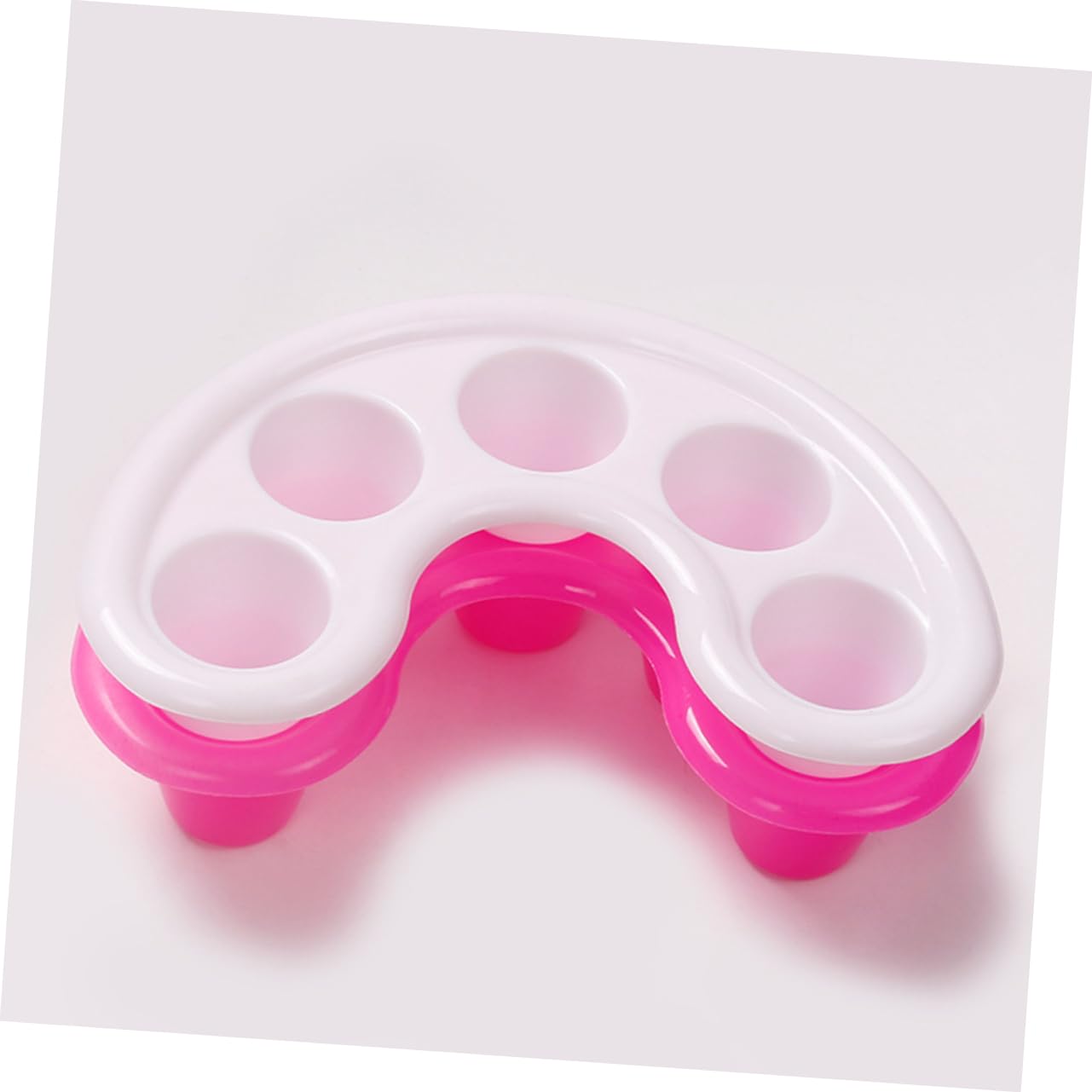 2pcs Plastic Nail Soaking Bowls for DIY Manicure and Salon Use