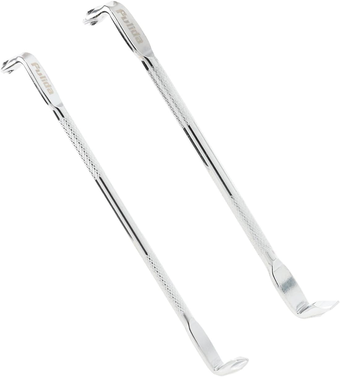 2pcs 5.5in Silver Z Type Right Angle Screwdriver 90 Degree Screwdriver for Tight Spaces, End with Phillips and Slotted, Bent Low Profile for Mechanics