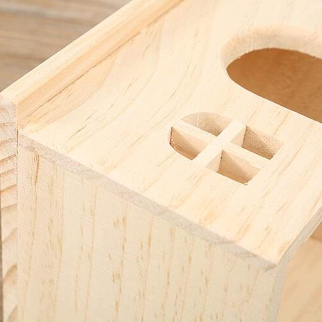 Animals Reptile House Wooden Maze Tunnel Toy for Small Pet Supplies Hamster Cave Gift