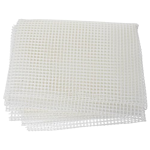 Homoyoyo Diy Mesh Rug Hooking Sheet White Canvas for Crafts 