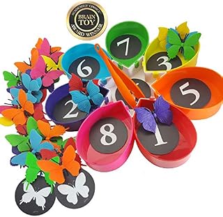 Skoolzy Butterfly Educational Toys for Toddlers - Color Sorting Toys, Counting Toddler Learning