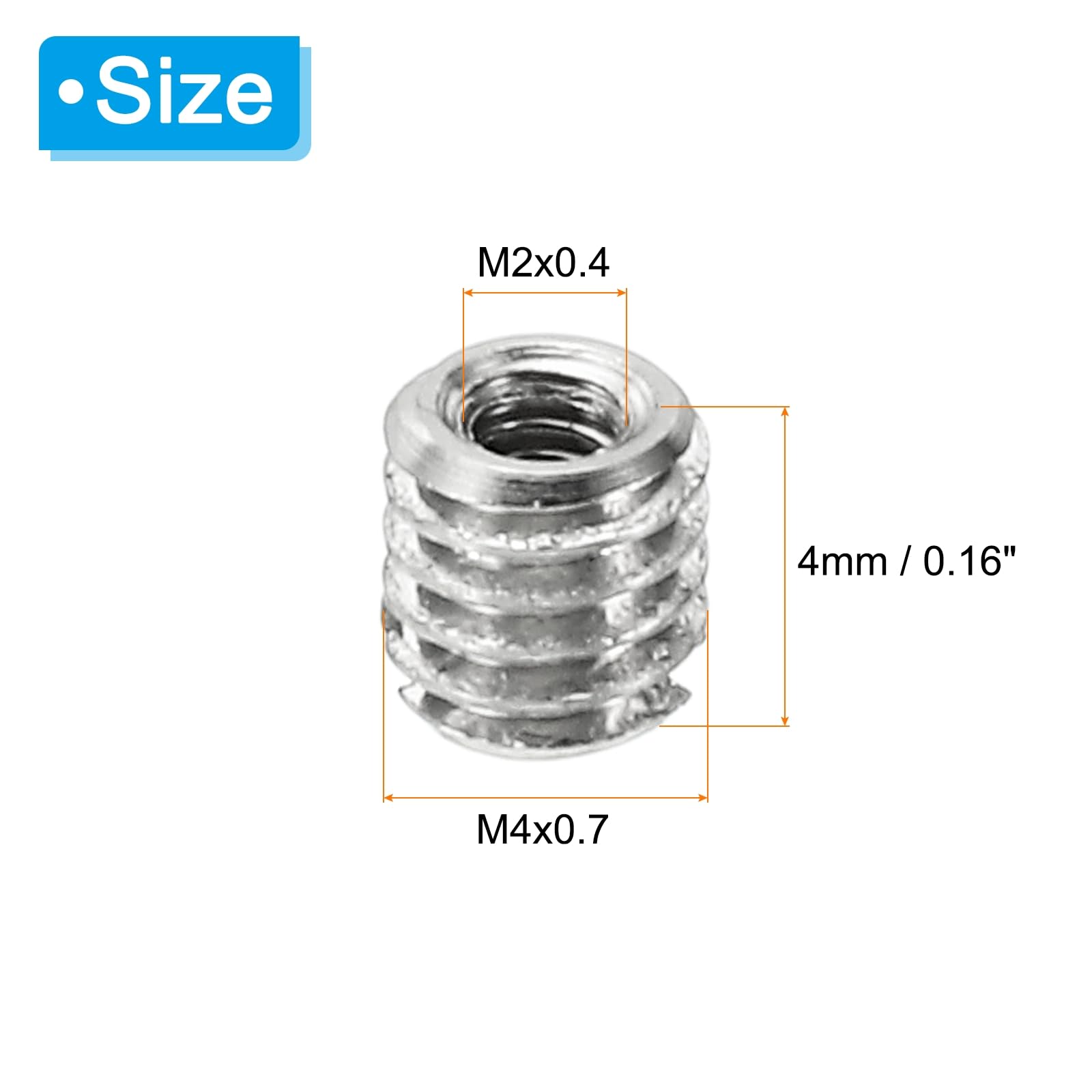 PATIKIL Thread Adapters Sleeve Reducing Nut - Image 2