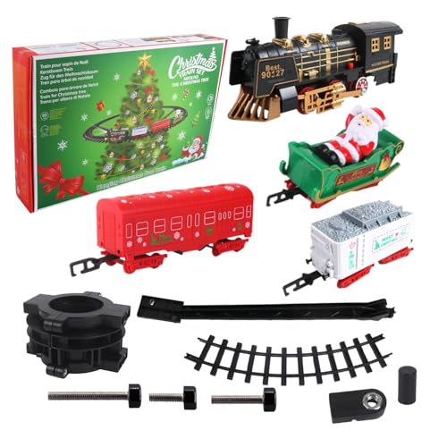 Tren de Juguete | Coche Eléctrico con Vías | Tren Eléctrico con Luces Y Música | Regalo Infantil para Cumpleaños Día del Niño Año Nuevo