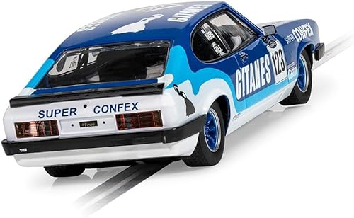 Miniatura 4 de Scalextric Ford Capri MK 3 2021 Gerry Marshall Ganador del trofeo 132 Slot Coche de carreras C4402