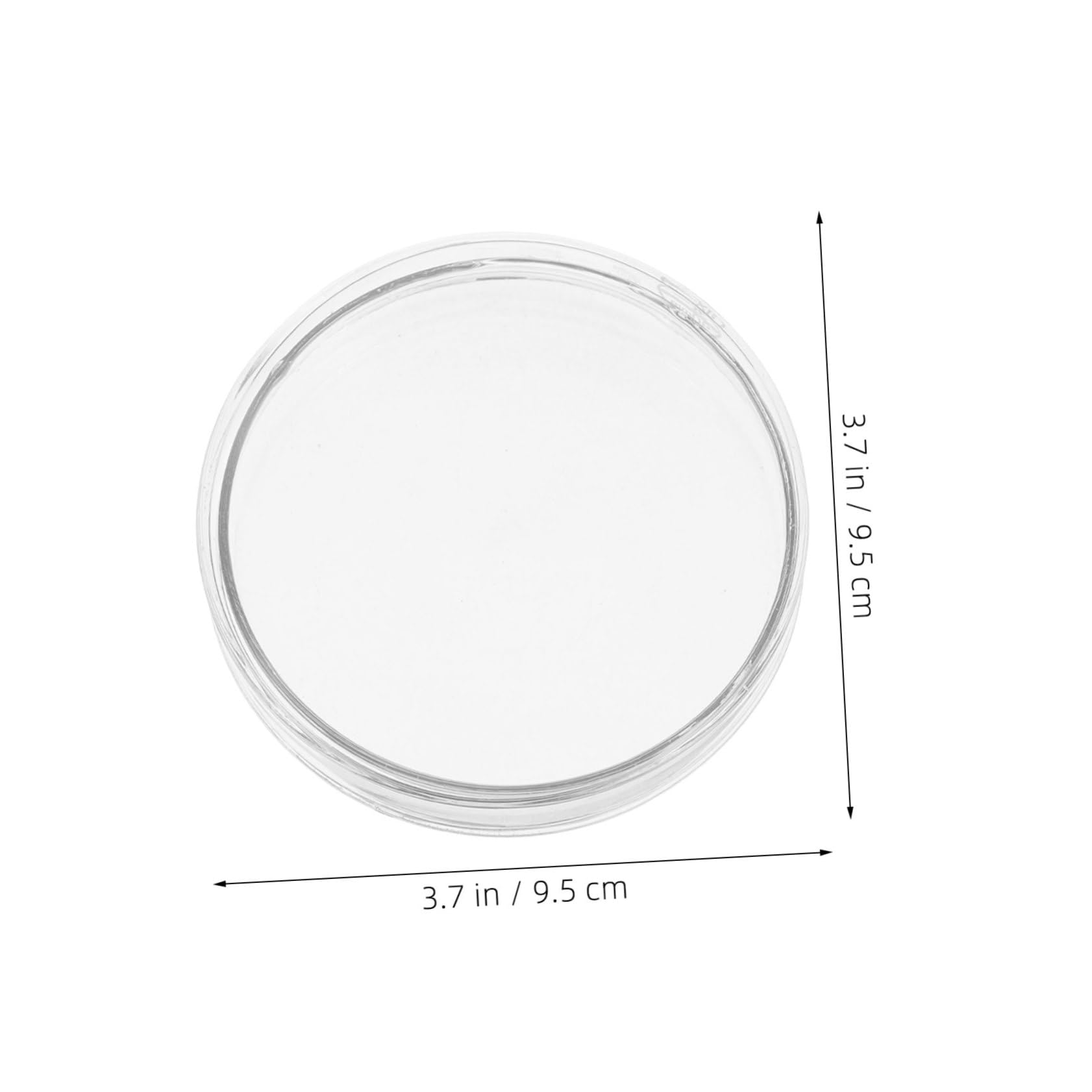 Beaupretty 5 Placas De Petri Vacías Con Tapa Placa De Cultivo Con Medio Nutritivo Bandeja De Petri Para Laboratorio Científico Para Plantas Para