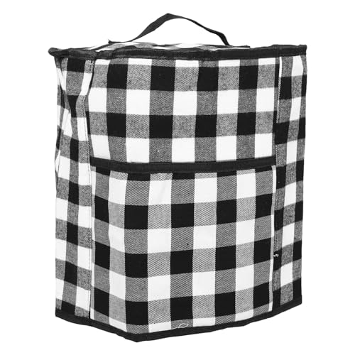 OSOLADY 小型キッチン家電カバー:炊飯器、圧力鍋、電子レンジ用防塵保護カバー - ハンドルとポケット付き 30cm×30cm