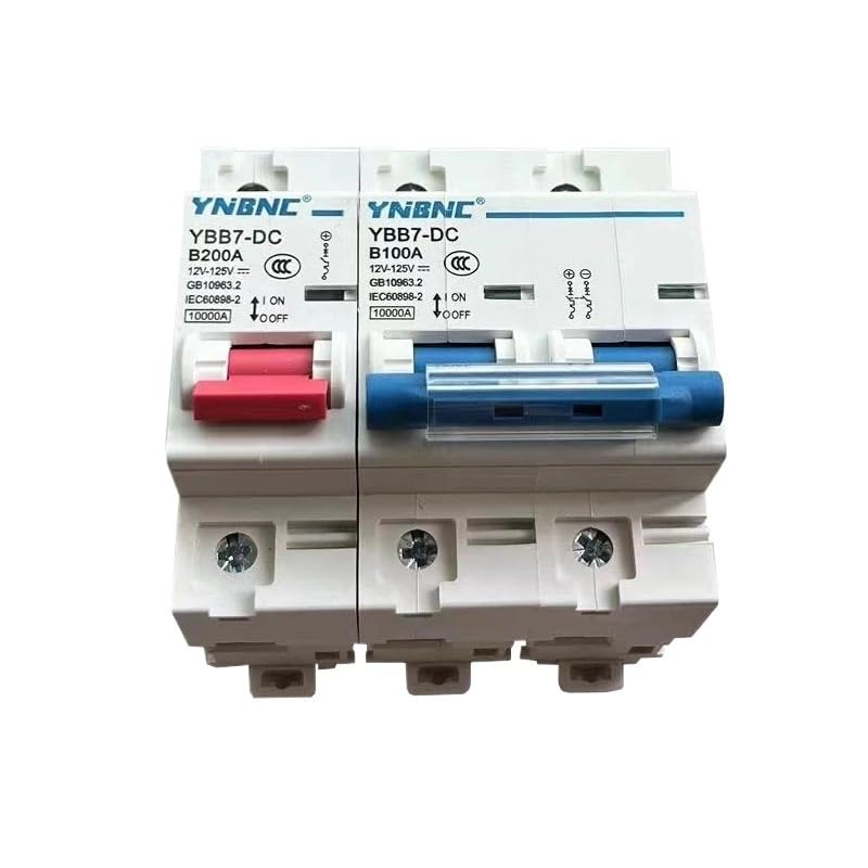 Circuit Breaker Miniature 1P/2P DC Circuit Breaker 12-125V Protector 250A 200A 150A 125A 100A 80A 63A MCB(1P,250A)