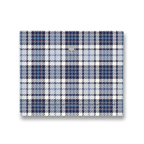 Image of MightySkins Skin Compatible with Alienware X14 R2 (2023) Full Wrap Kit - Blue Plaid | Protective, Durable, and Unique Vinyl Decal wrap Cover | Easy to Apply & Change Styles | Made in The USA